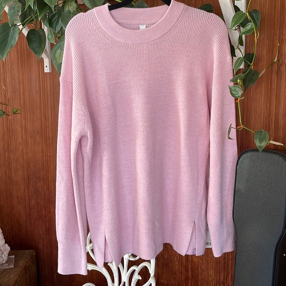 Lululemon Merino Wool-Blend Rip Crewneck Sweater
